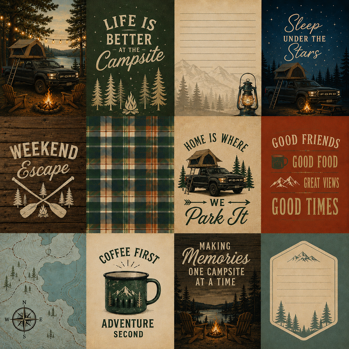 Weekend Escape – 3x4 Elements