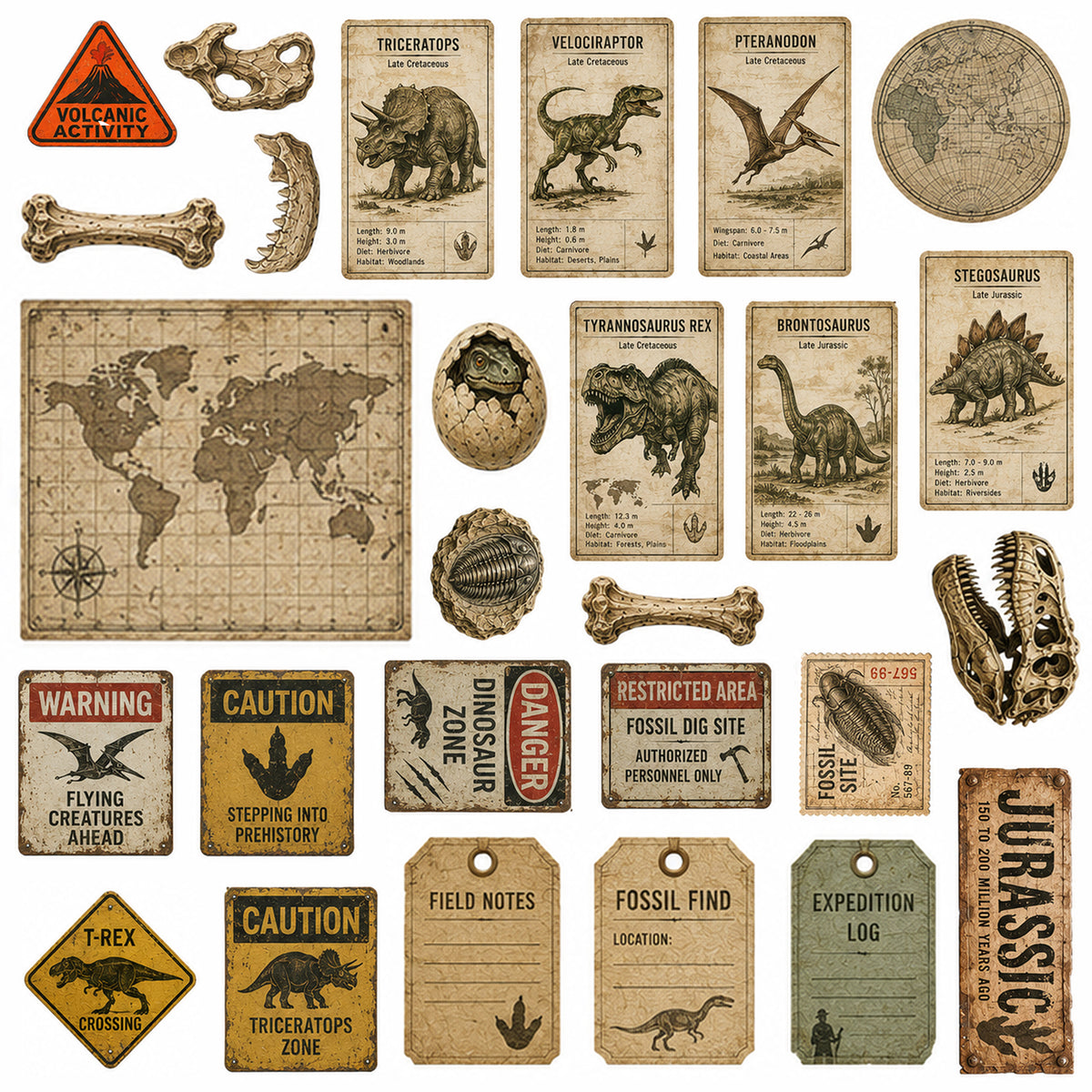 Prehistoric Trails – Ephemera Collection 4