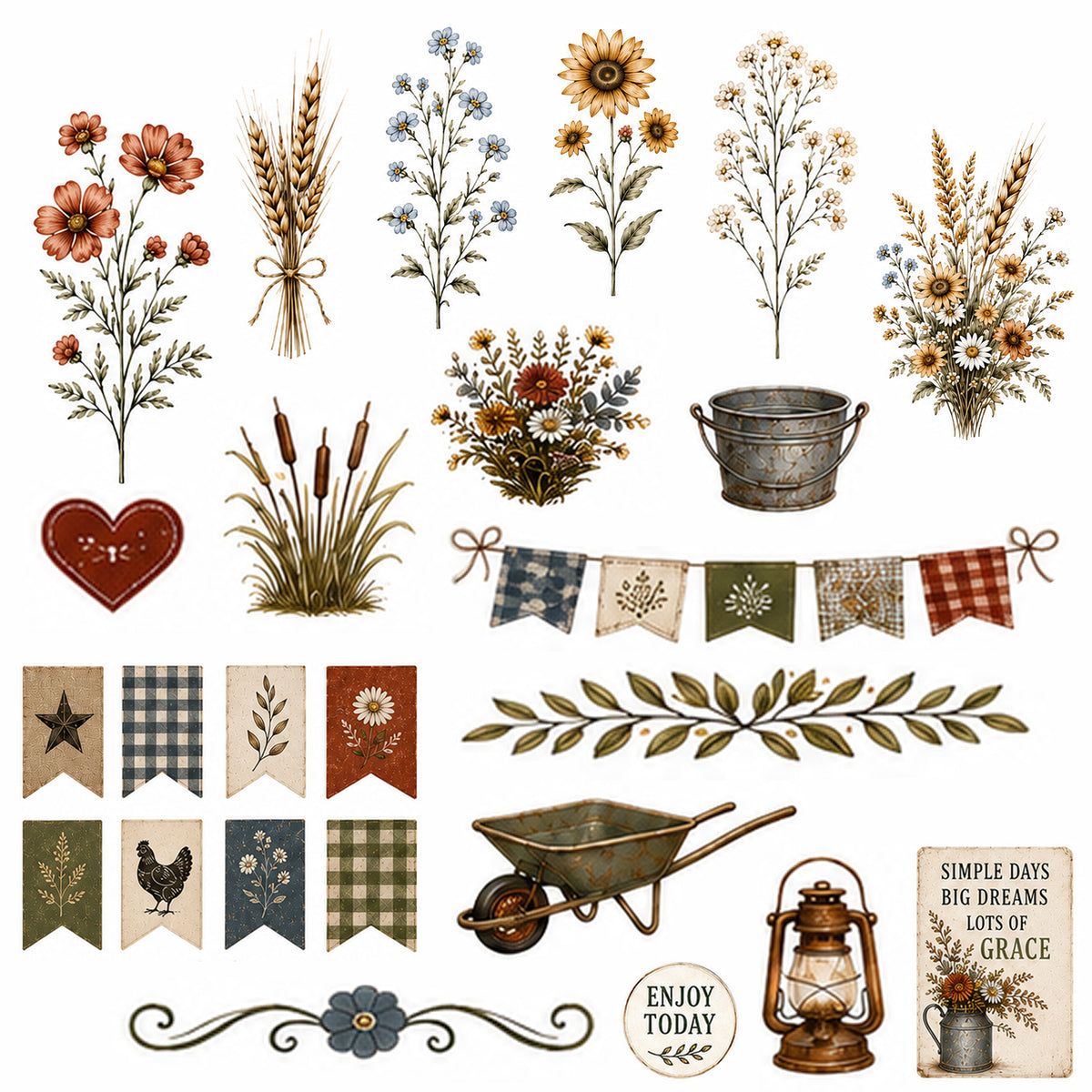 Country Mile Memories - Ephemera Pack 2