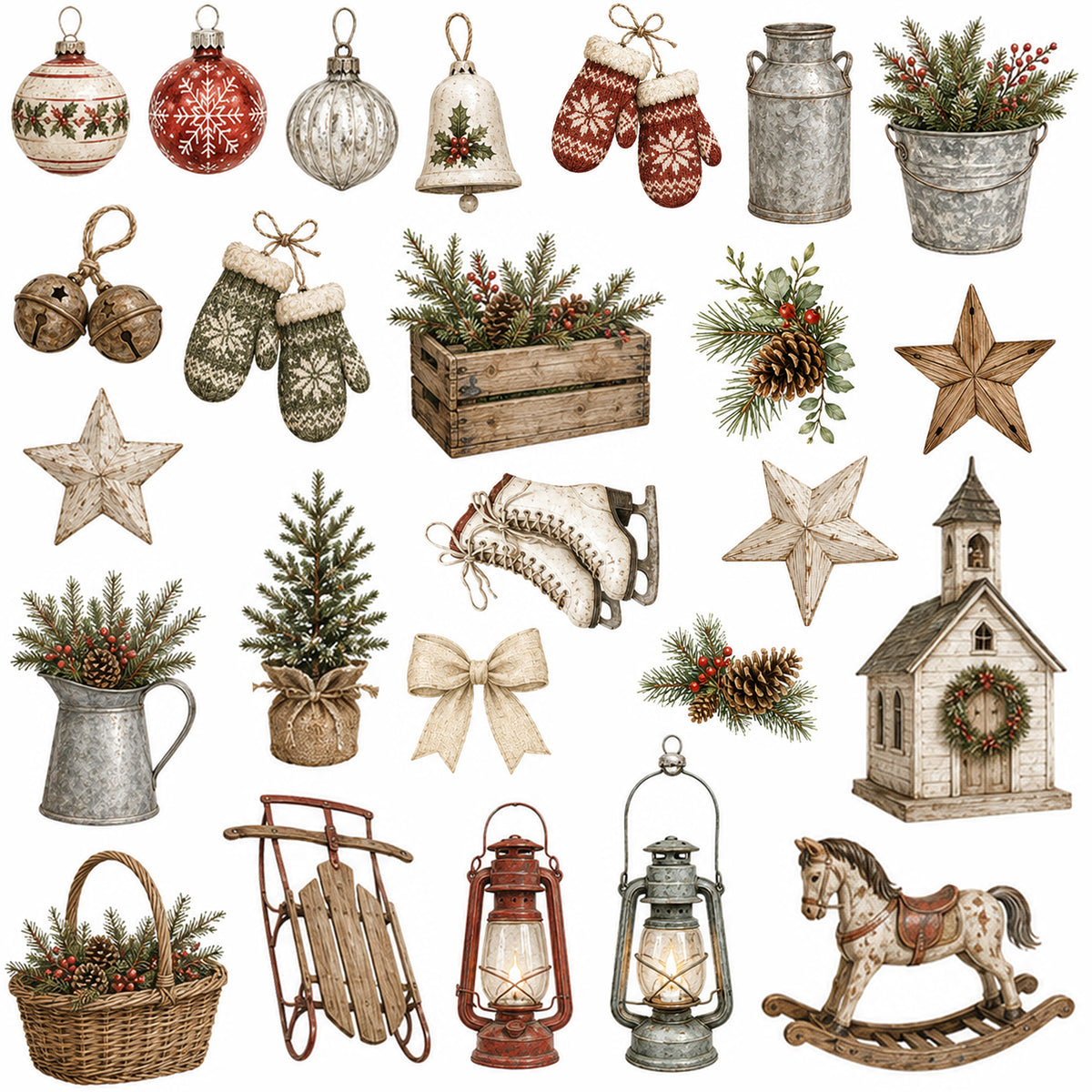 Farmhouse Christmas Ephemera 2