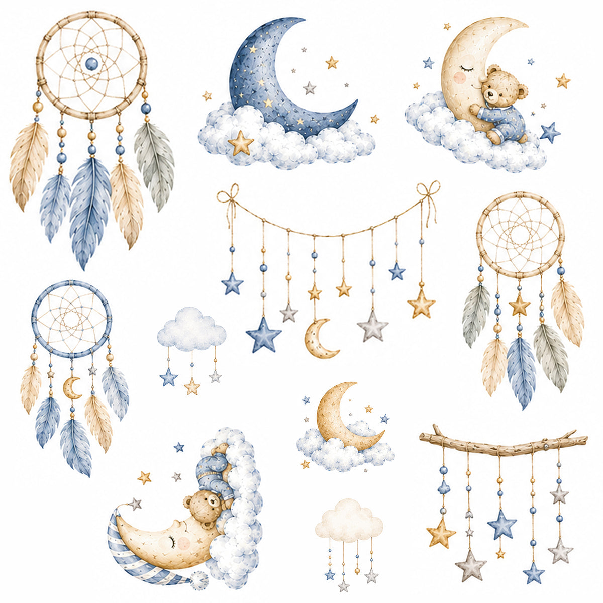 Moonbeams & Little Dreams Ephemera Pack 3