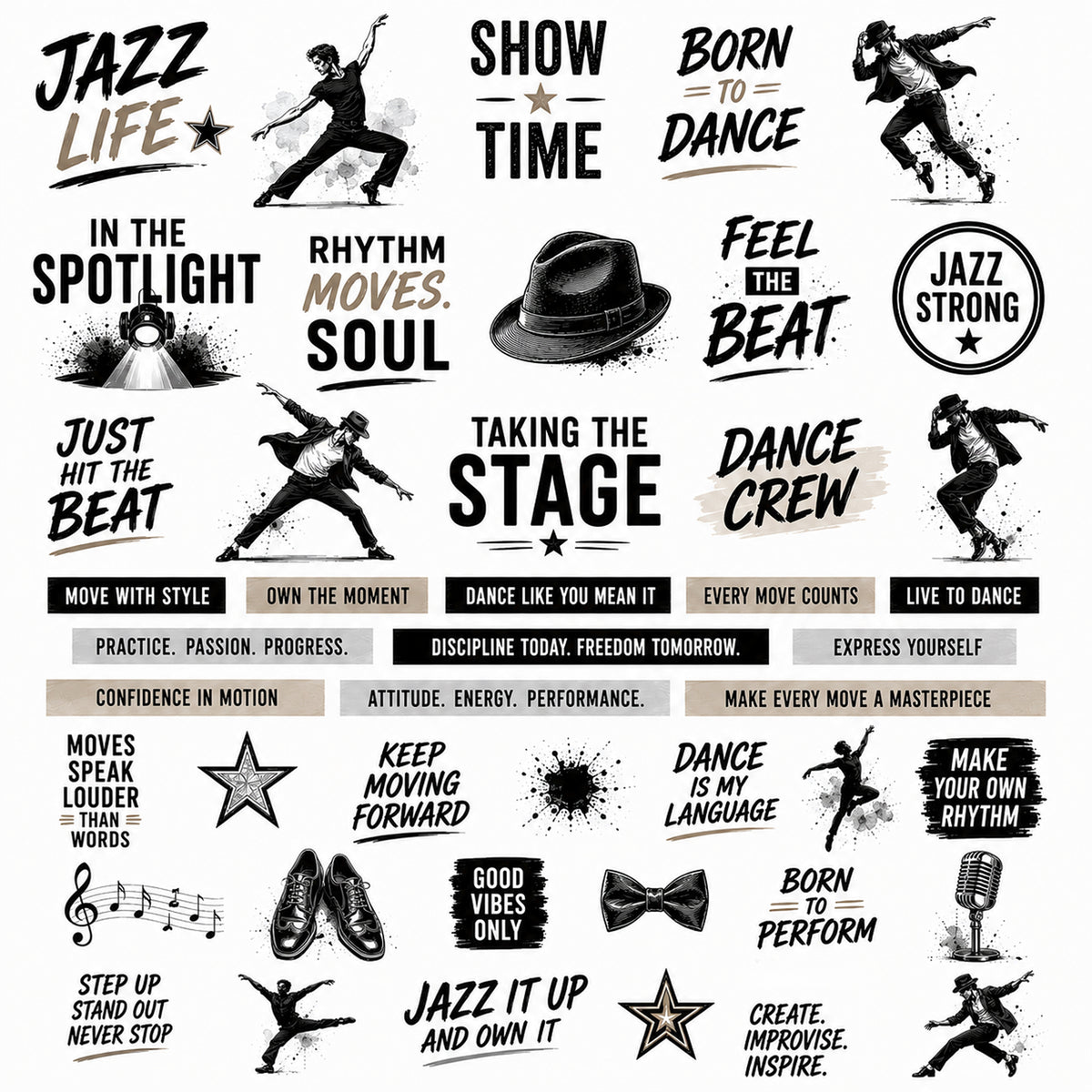 Rhythm & Power Ephemera Pack 3