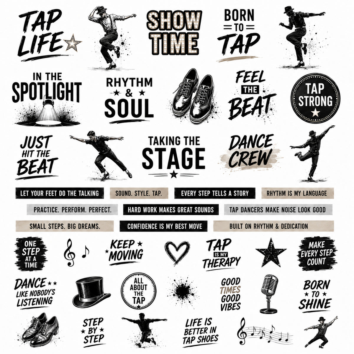 Rhythm & Power Ephemera Pack 4