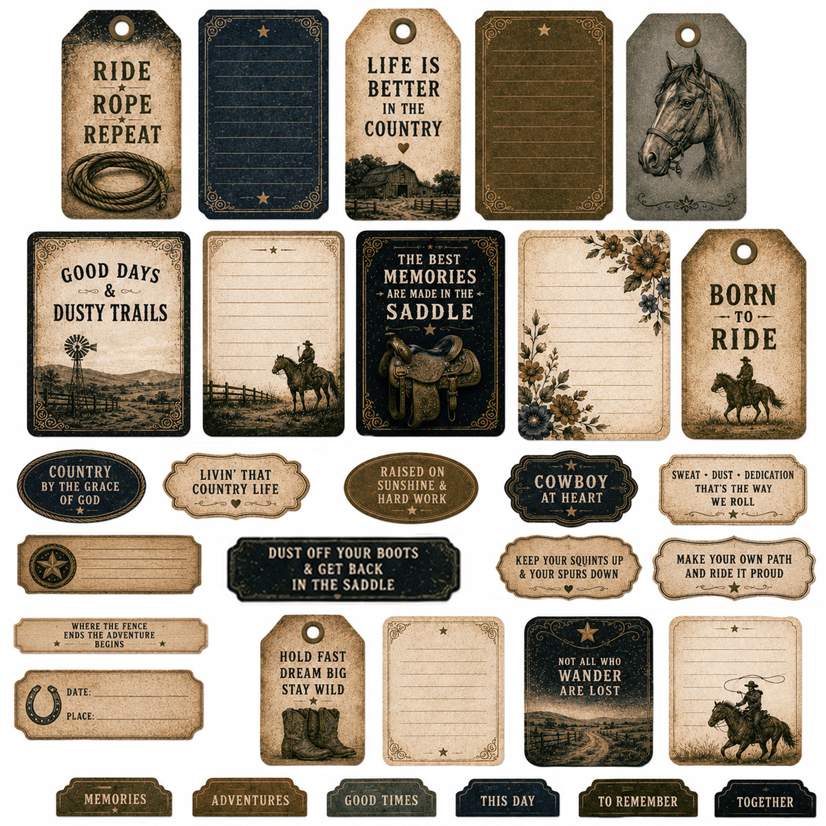 Iron Spurs Ephemera Pack 5