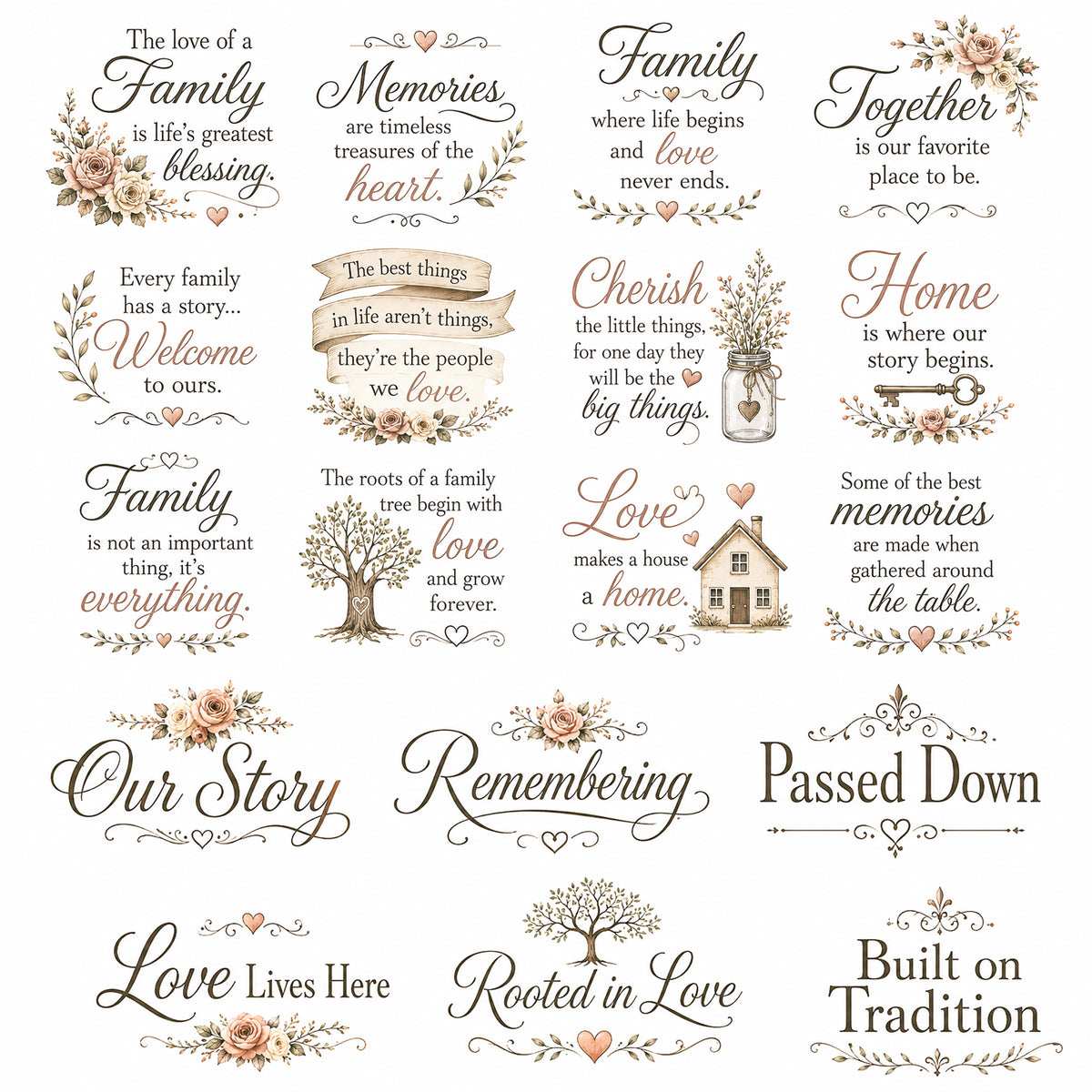 Rooted in Time Ephemera Pack 8
