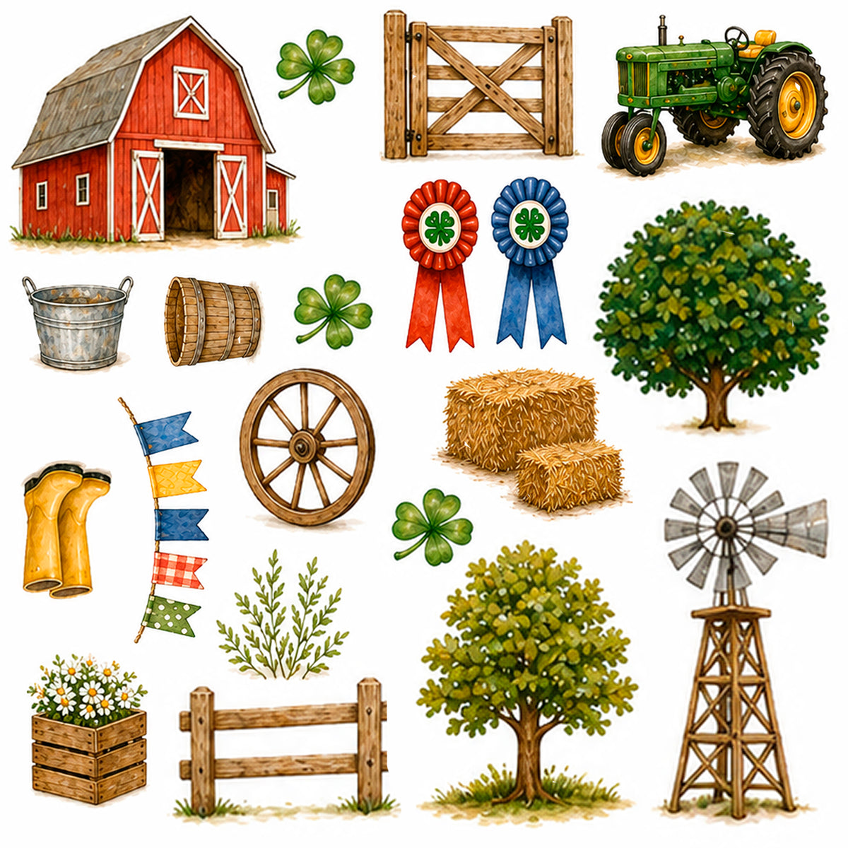 Clover & Champions - A 4H Inspired Collection - Livestock - Ephemera Pack 3
