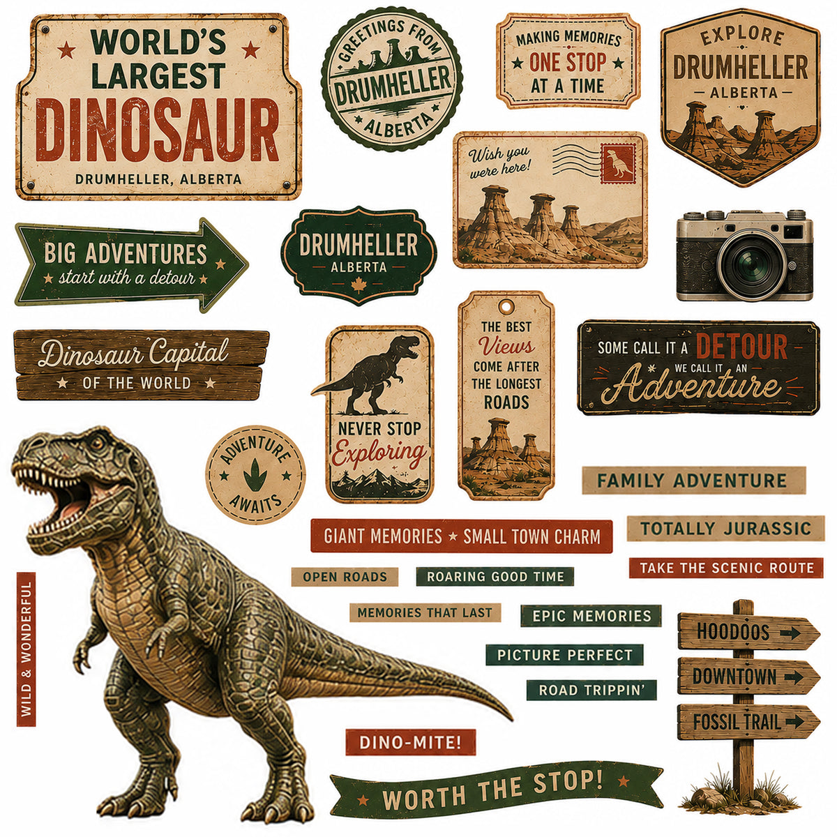 BIG Things, Small Towns - Drumheller Ephemera 1