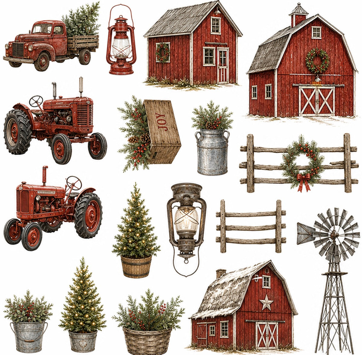 Farmhouse Christmas Ephemera 4