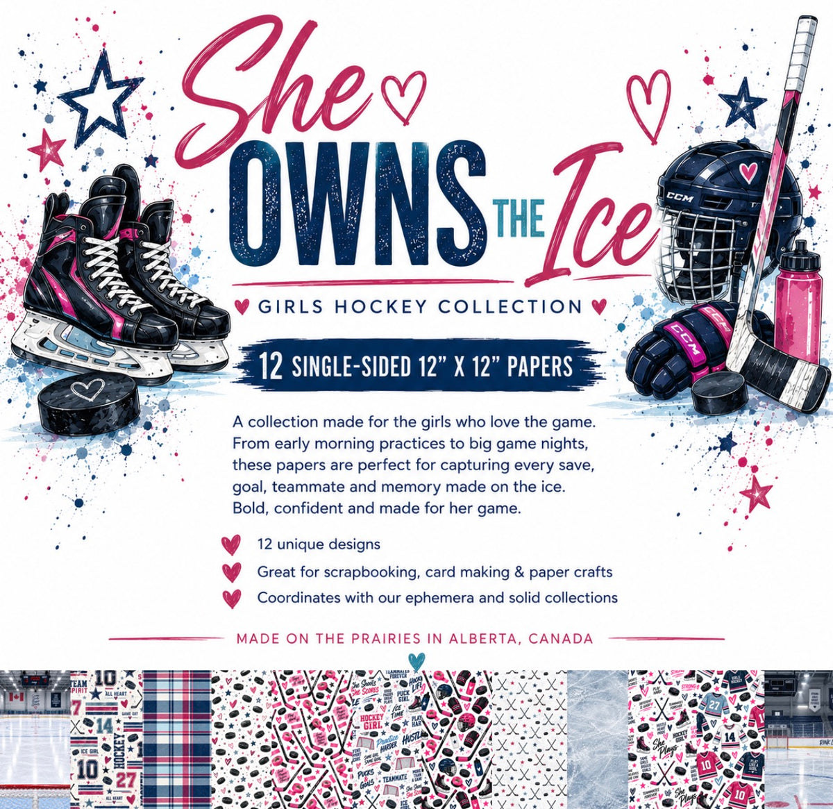 She Owns The Ice 12x12 Collection