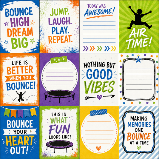 Bounce Into Fun 3x4 Elements
