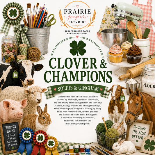 Clover & Champions - Solids & Gingham - A 4H Inspired Collection
