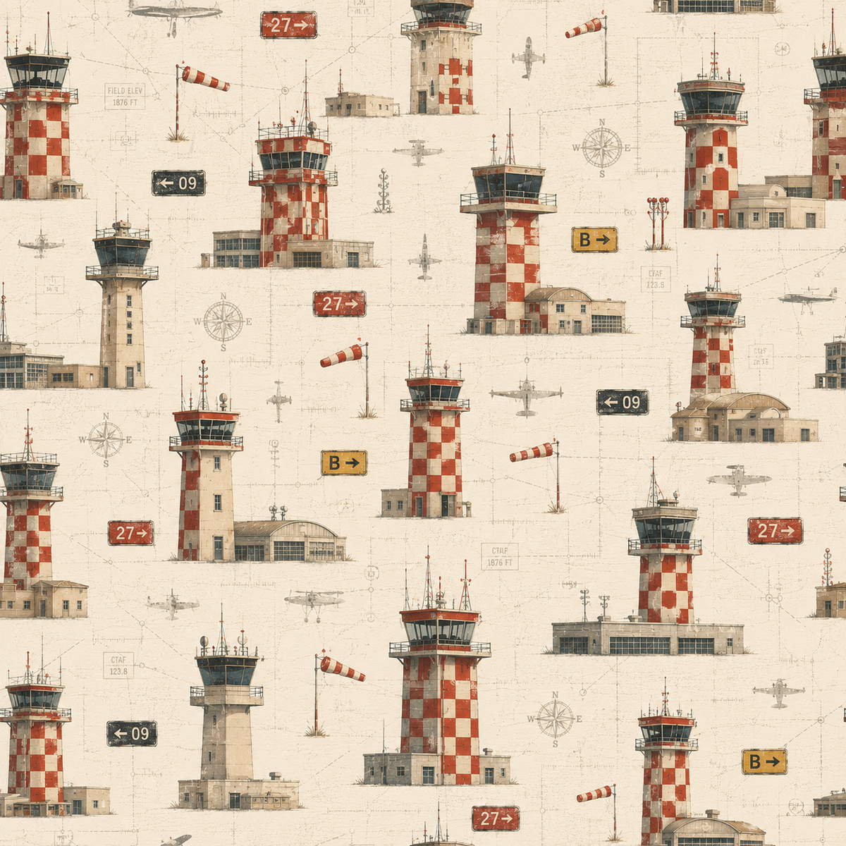 Air Show Collection Extra Paper Pack - 10 Coordinating Papers
