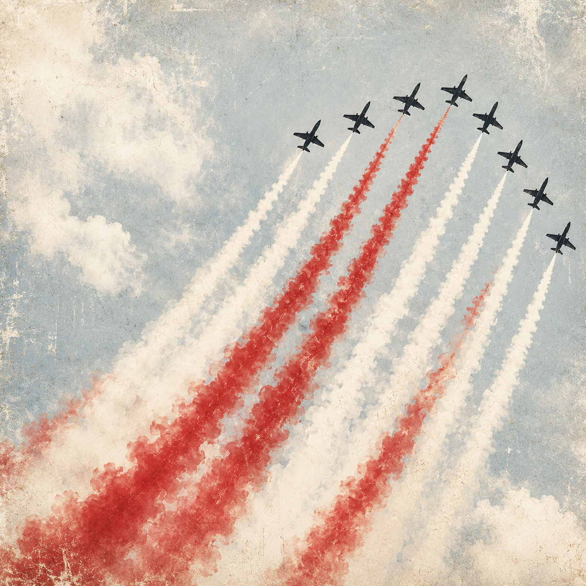 Air Show Collection Extra Paper Pack - 10 Coordinating Papers