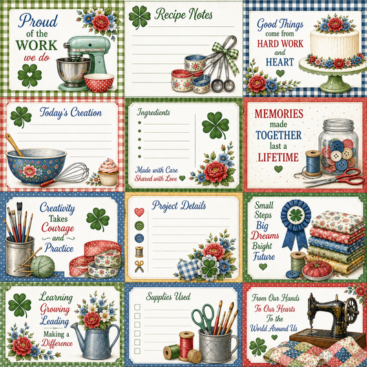 Clover & Champions A 4-H Inspired Collection - 3x4 Crafts & Baking