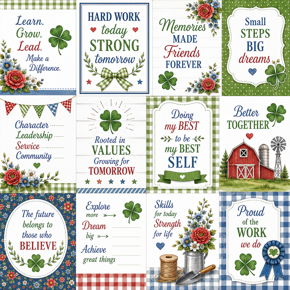 Clover & Champions A 4-H Inspired Collection - 3x4