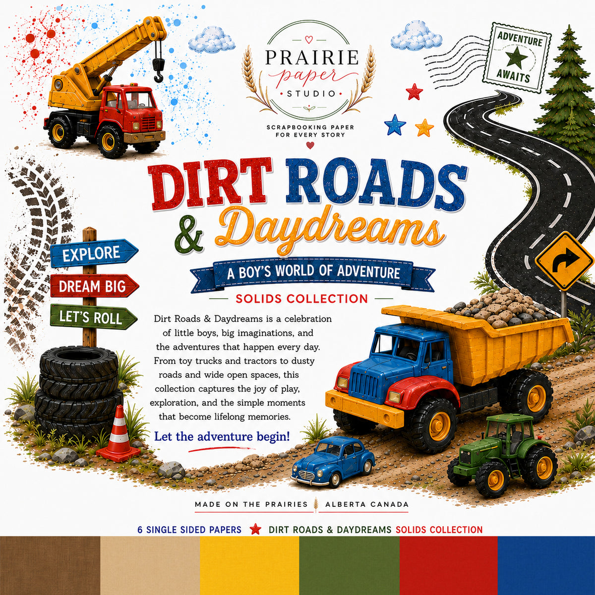 Dirt Roads & Daydreams — Coordinating Solids