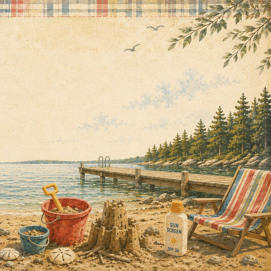 Seashell Days - Dockside Summer Memories 12x12