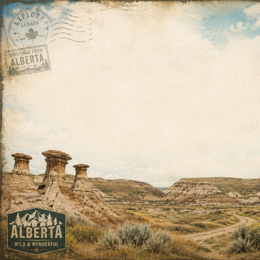 BIG Things, Small Towns - Drumheller Collection (6 single sided papers and Ephemera 1)