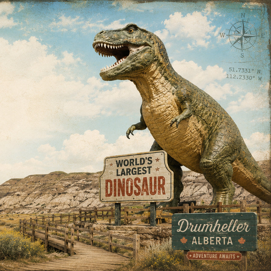 BIG Things, Small Towns - Drumheller Collection (6 single sided papers and Ephemera 1)