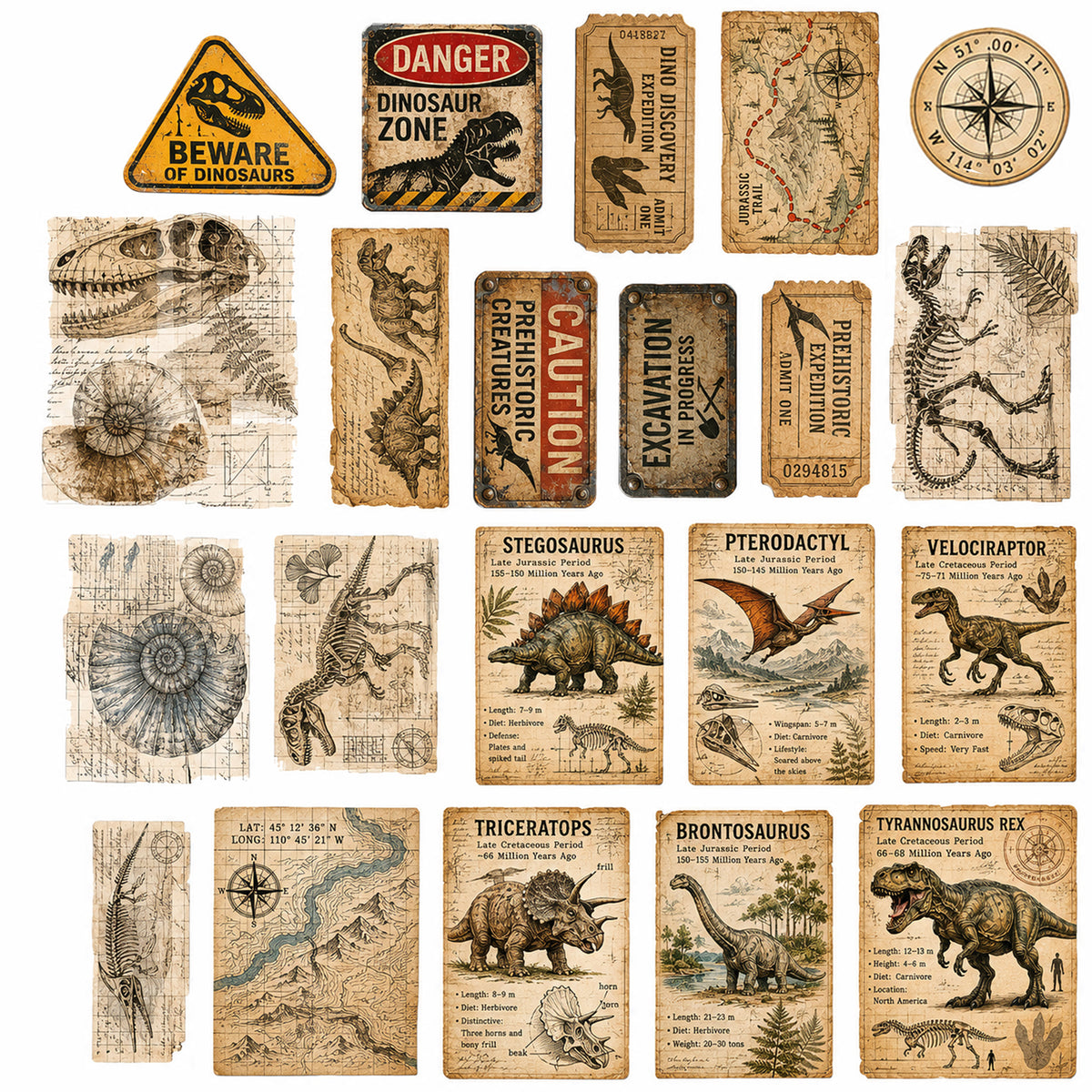 Prehistoric Trails – Ephemera Collection 3