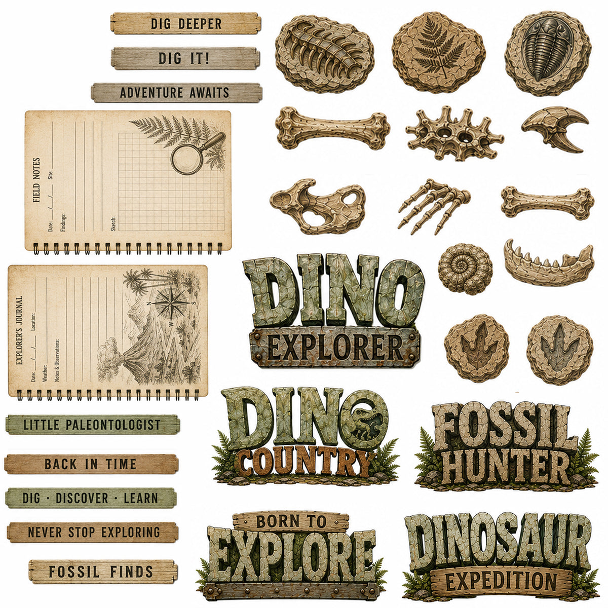 Prehistoric Trails – Ephemera Collection 6
