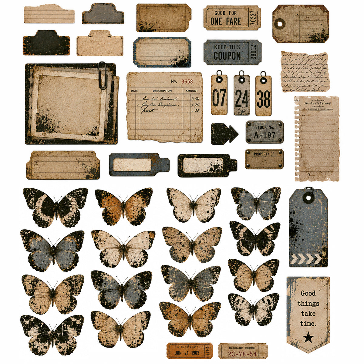 Concrete Canvas  - Ephemera Pack 1