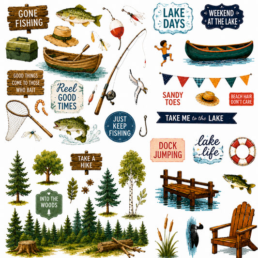 Seashell Days  - Ephemera Pack 2