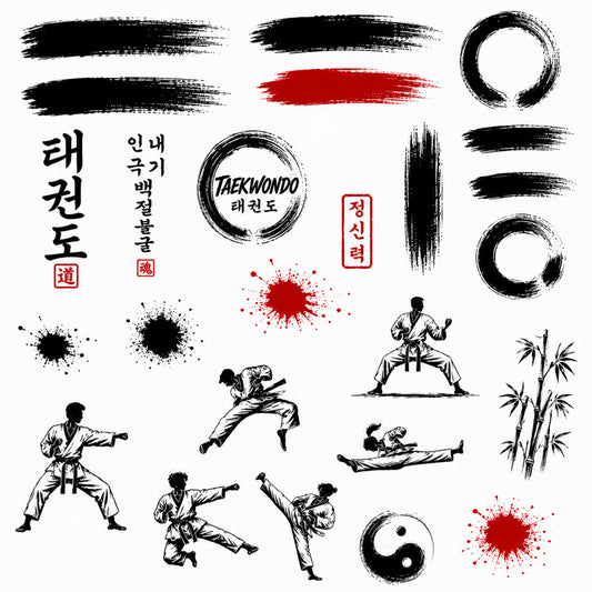 Fierce & Focused - Taekwondo Ephemera Pack 2