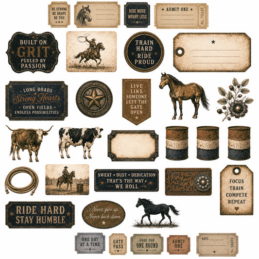 Iron Spurs Ephemera Pack 3