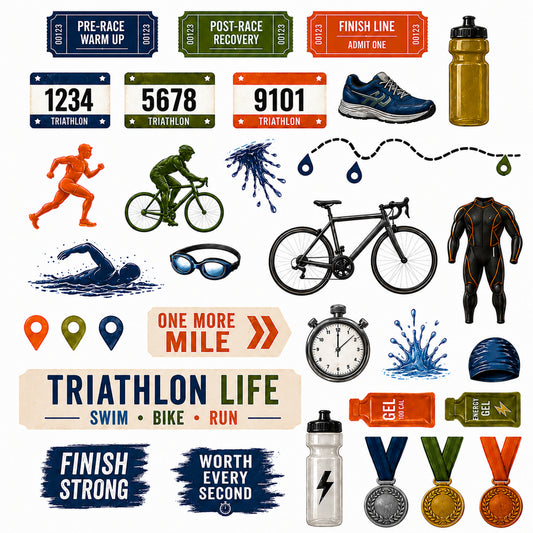 Chasing the Finish Line – Ephemera Pack 3