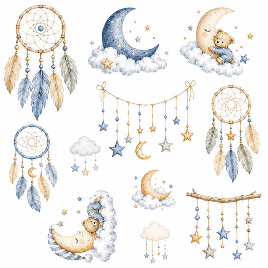 Moonbeams & Little Dreams Ephemera Pack 3