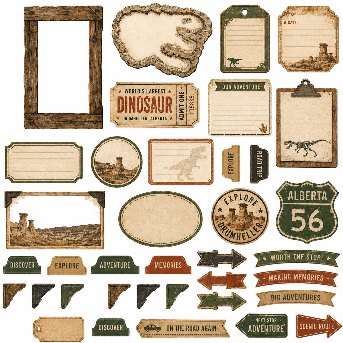 BIG Things, Small Towns - Drumheller Ephemera 3