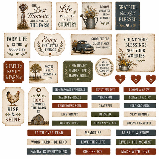 Country Mile Memories - Ephemera Pack 3