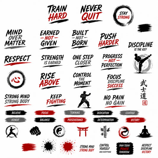 Fierce & Focused Ephemera - Martial Arts 4