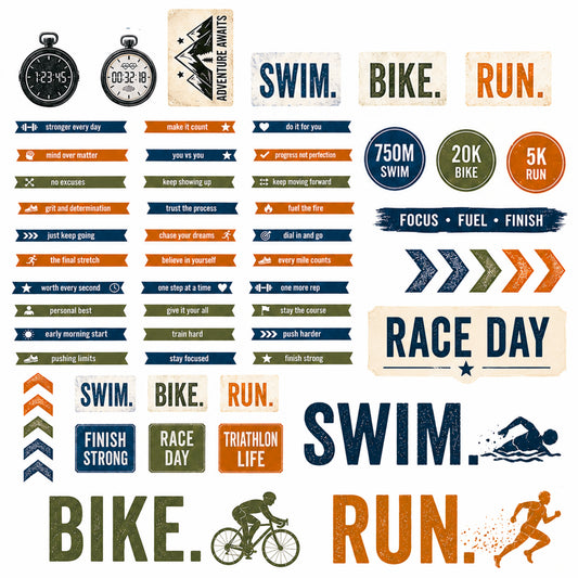 Chasing the Finish Line – Ephemera Pack 4