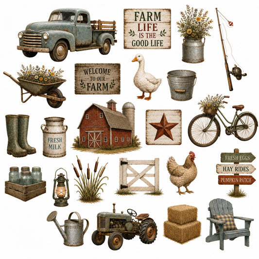 Country Mile Memories - Ephemera Pack 4