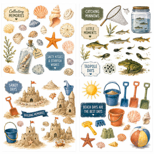 Seashell Days - Ephemera Pack 5