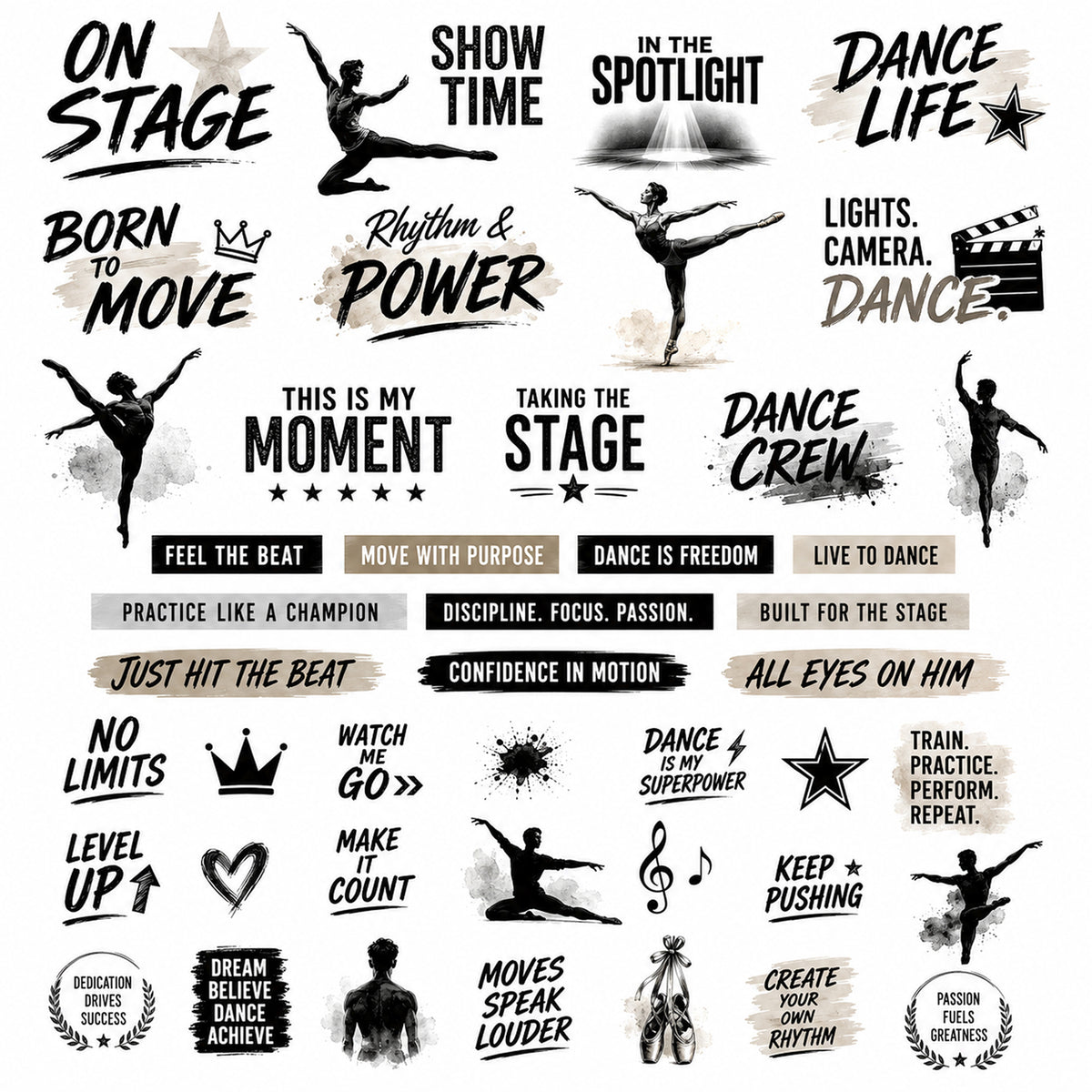 Rhythm & Power Ephemera Pack 5