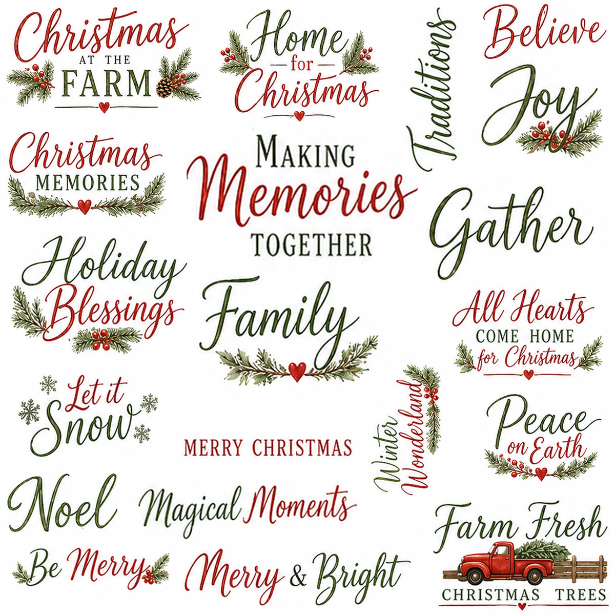 Farmhouse Christmas Ephemera 7