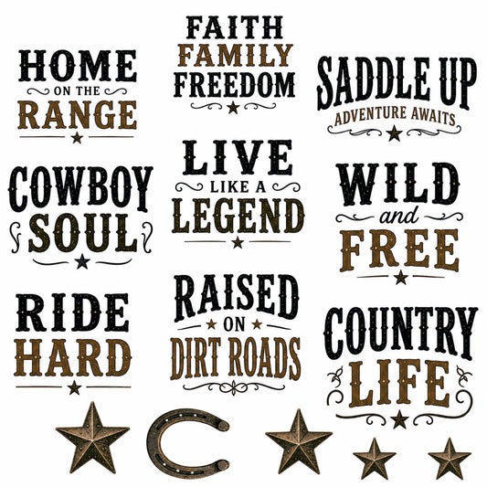 Iron Spurs Ephemera Pack 8