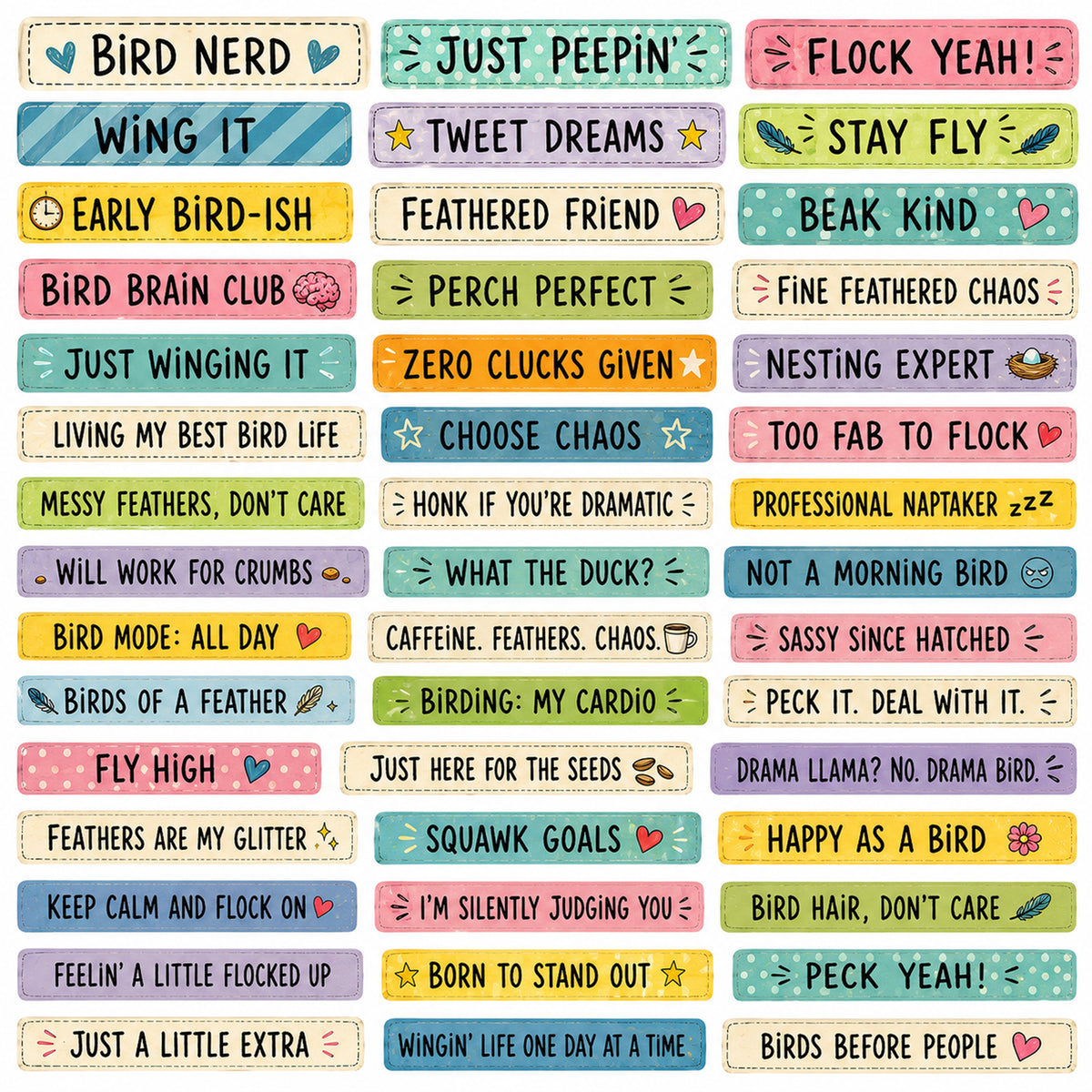 Flock Around & Find Out Card Kit