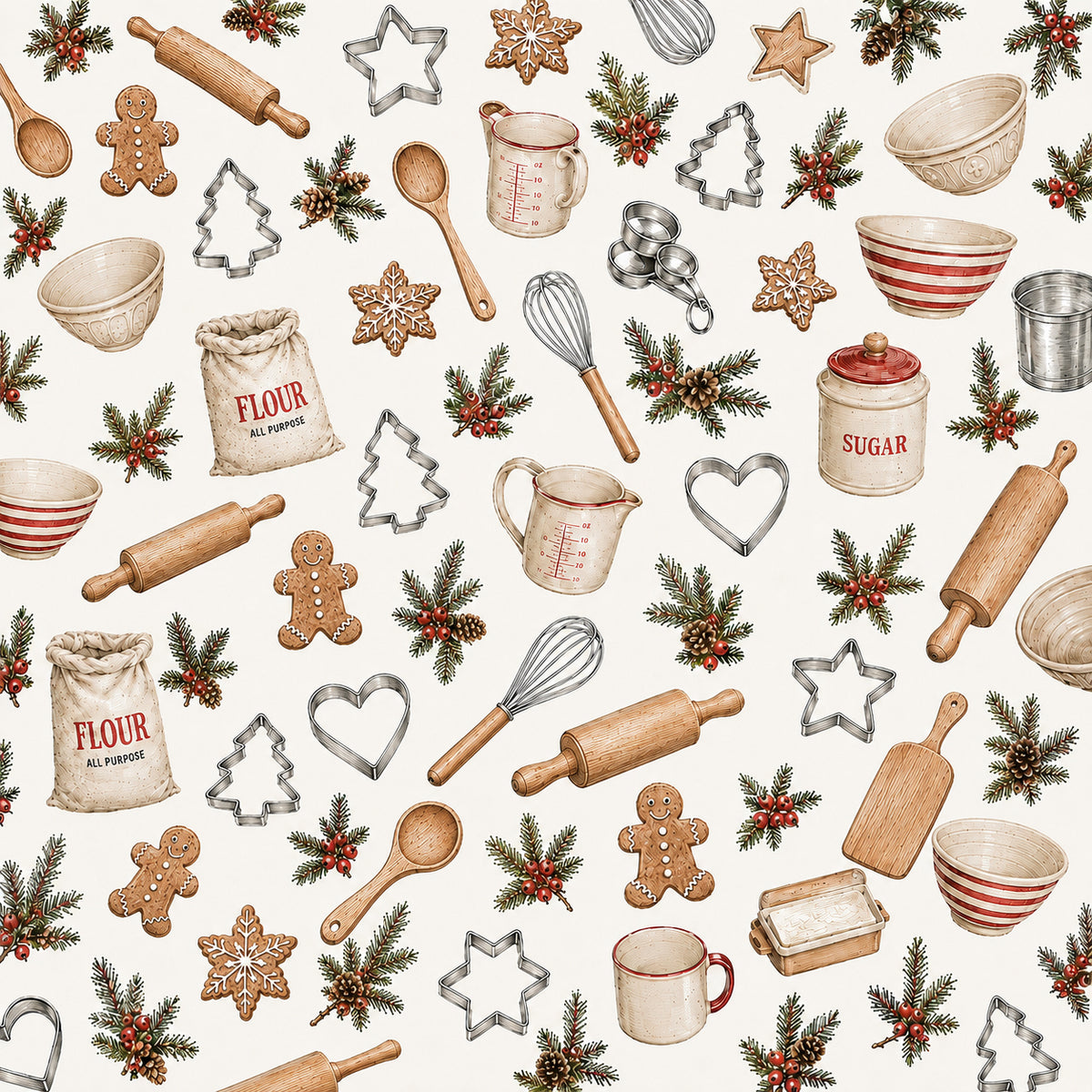 Farmhouse Christmas 12x12 Collection