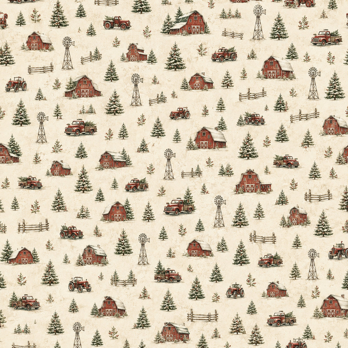 Farmhouse Christmas 12x12 Collection