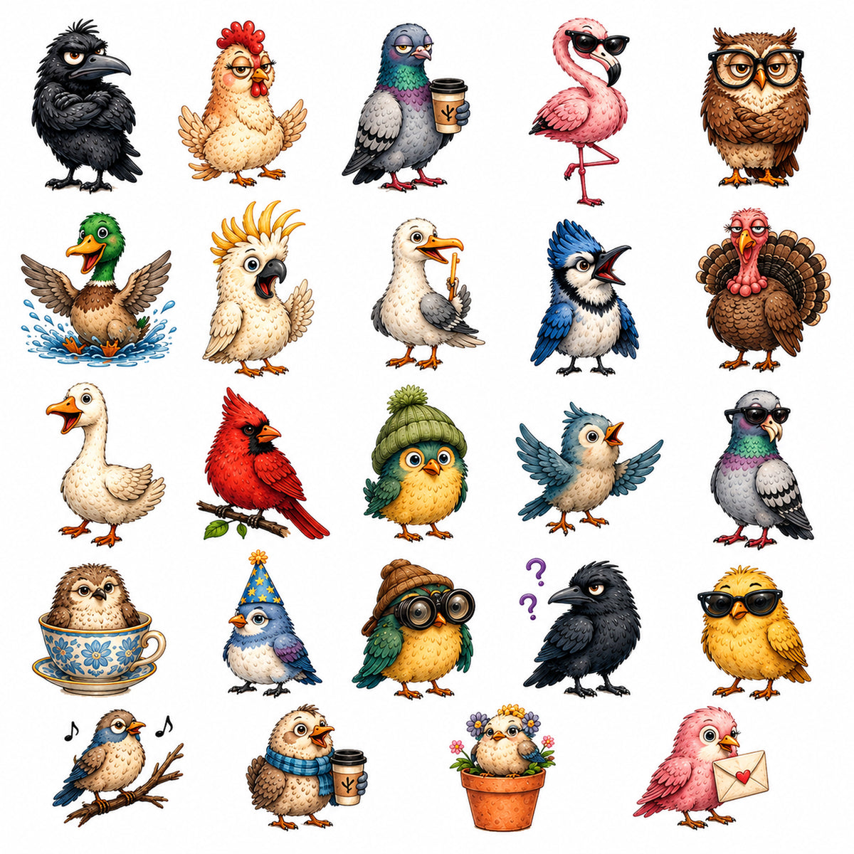 Flock Around & Find Out Card Kit