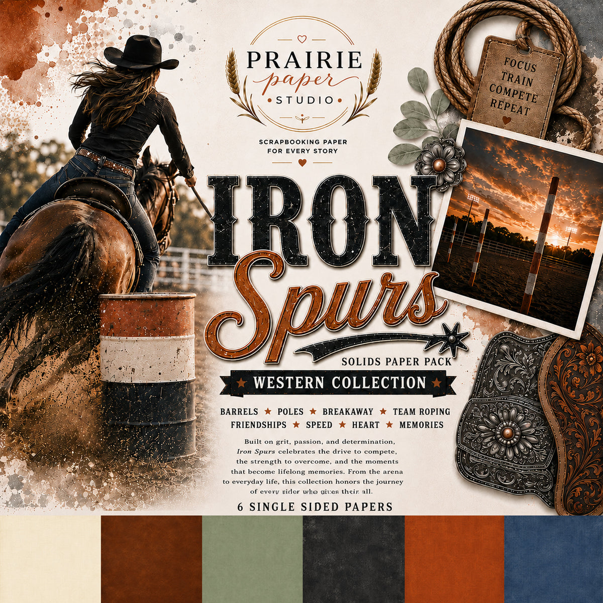 Iron & Spurs Solids Collection