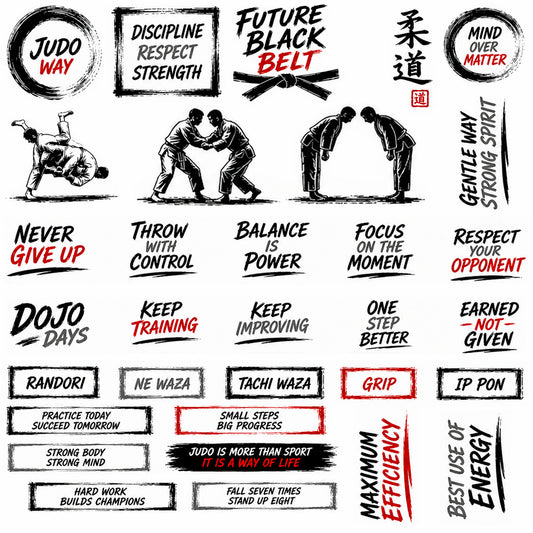 Fierce & Focused - Judo Ephemera Pack 1