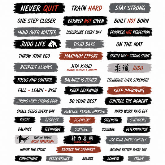 Fierce & Focused - Judo Ephemera Pack 2