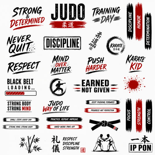 Fierce & Focused - Judo Ephemera Pack 3