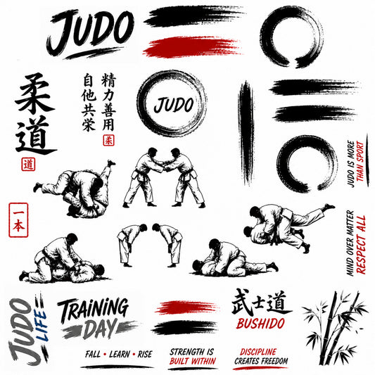Fierce & Focused - Judo Ephemera Pack 4
