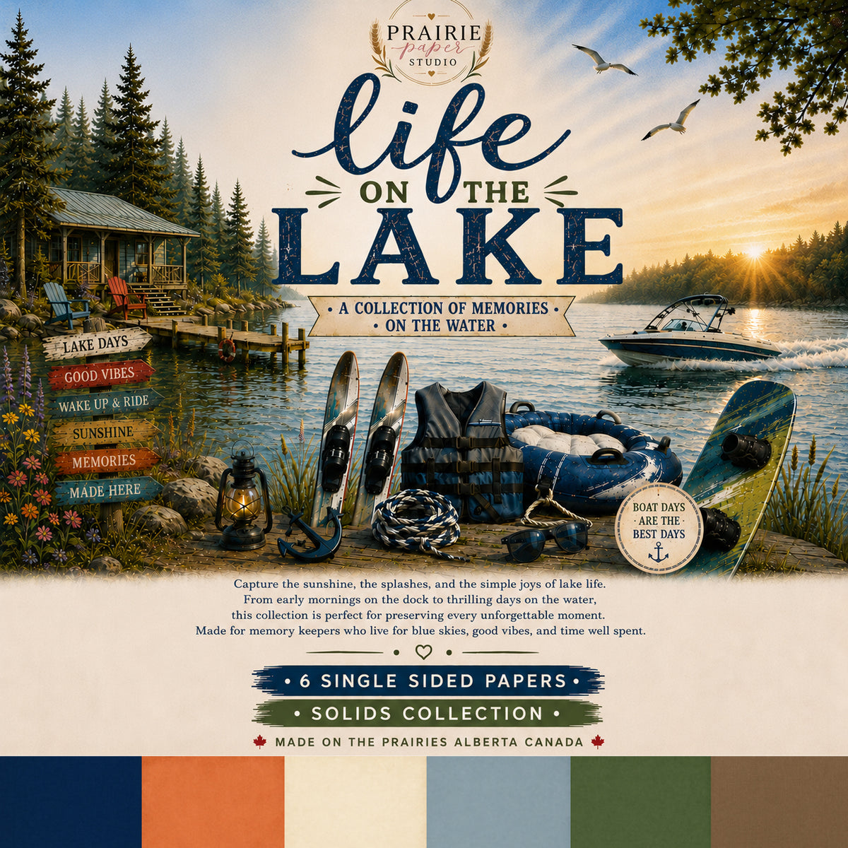Life on the Lake Solids Collection